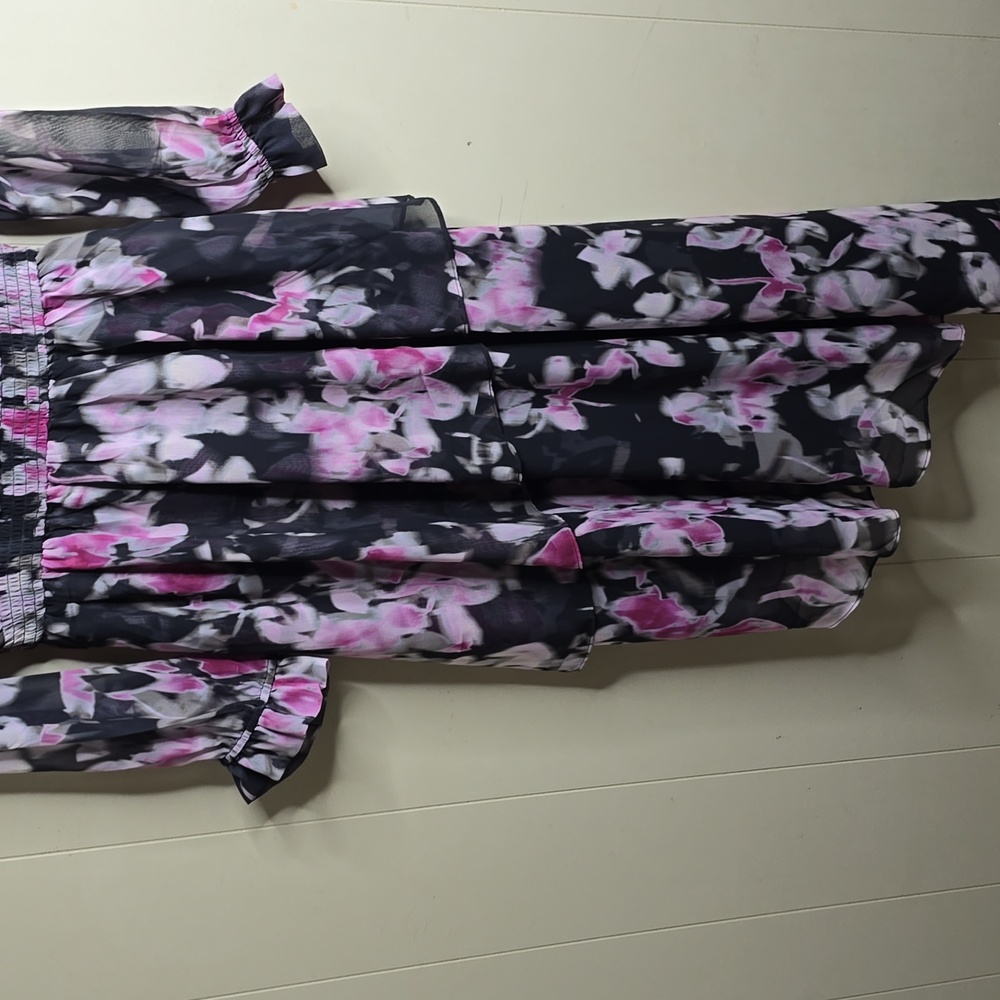 Steve Madden Starla Dress Black Multi Medium - Picture 12 of 12